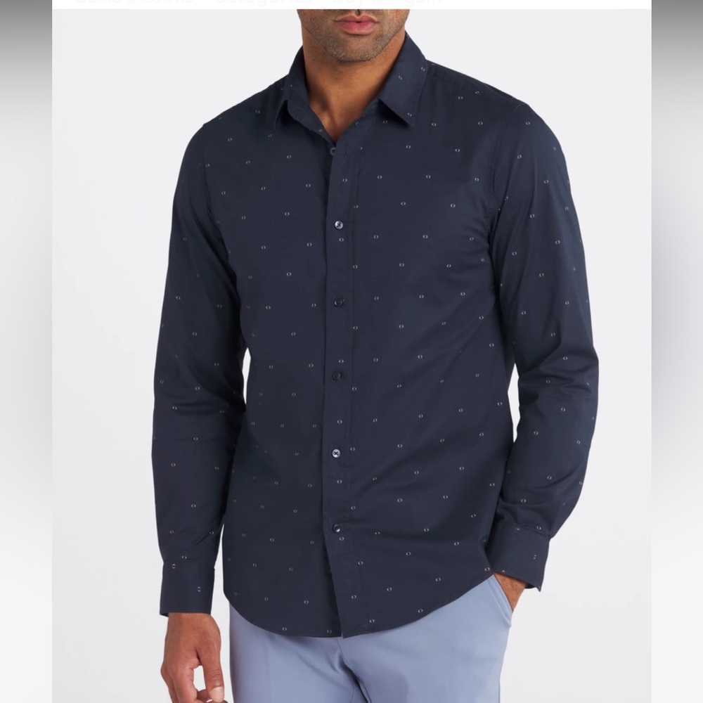 🆕 Julian & Mark Polin Stretch Long Sleeve Button Down - sz XL
